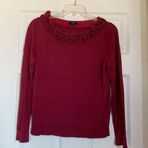 Talbots Ruffle Neck Sweater